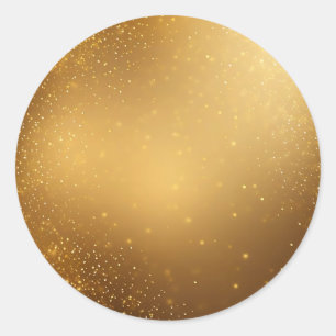 Adesivo Redondo Textura com brilho do ouro