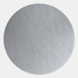 Adesivo Redondo Textura de aço inoxidável com realces de iluminaçã