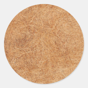 Adesivo Redondo Textura do coco