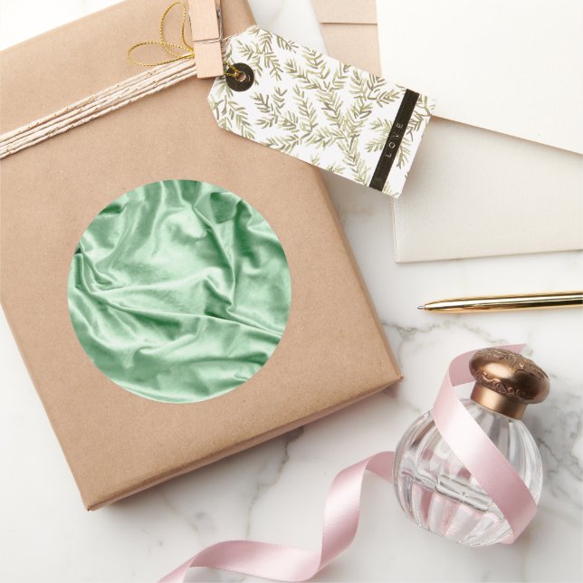 Adesivo Redondo Textura do tecido 4 (Presentear)