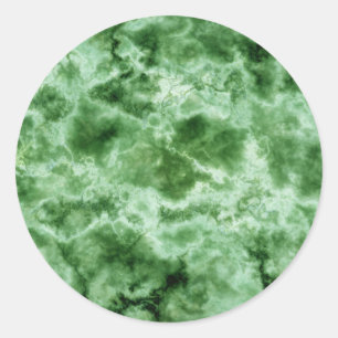 Adesivo Redondo Textura verde de mármore
