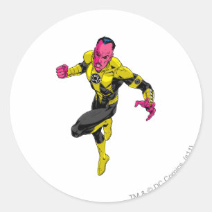 Adesivo Redondo Thaal Sinestro 1