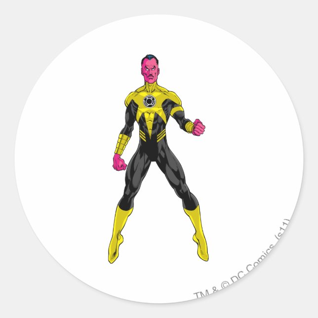 Adesivo Redondo Thaal Sinestro 4 (Frente)