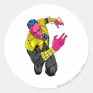 Adesivo Redondo Thaal Sinestro 7