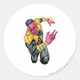 Adesivo Redondo Thaal Sinestro 8