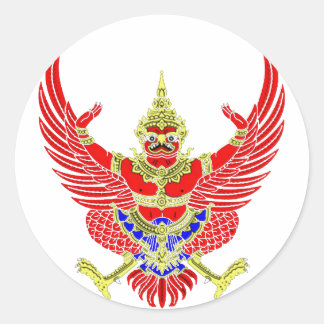 ADESIVO REDONDO THAI GARUDA - KROOTH - SANSKRIT