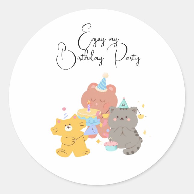 Adesivo Redondo Thanks Pal (Frente)