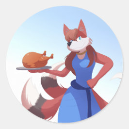 Adesivo Redondo Thanksgiving Anton's Mom