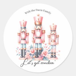 Adesivo Redondo The Christmas Nutcracker Round Stickers