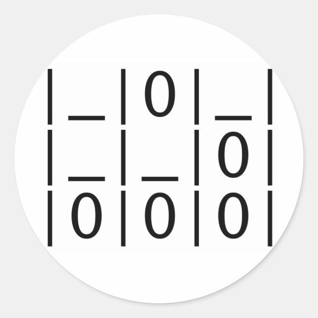 Adesivo Redondo The Glider: A Universal Hacker Emblem Sticker (Frente)