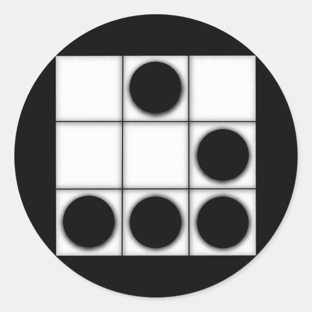 Adesivo Redondo The Glider: A Universal Hacker Emblem Sticker (Frente)