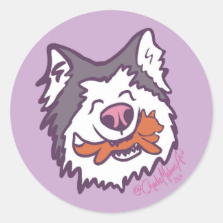 Adesivo Redondo The happiest hoosker round sticker sheet