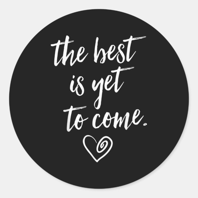 Adesivo Redondo The Is Yet To Come  (Frente)