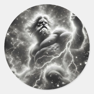Adesivo Redondo the mighty zeus