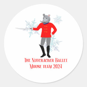 Adesivo Redondo The Nutcracker - Mouse Team 2024