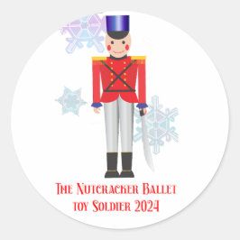 Adesivo Redondo The Nutcracker Toy Soldier 2024