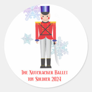 Adesivo Redondo The Nutcracker Toy Soldier 2024