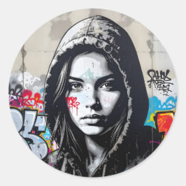 Adesivo Redondo The Quiet Observer -