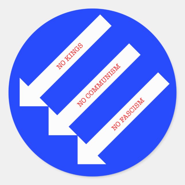 Adesivo Redondo The Three Arrows (Frente)