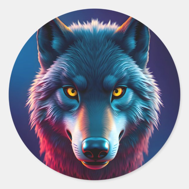 Adesivo Redondo The Wild Gaze -  (Frente)