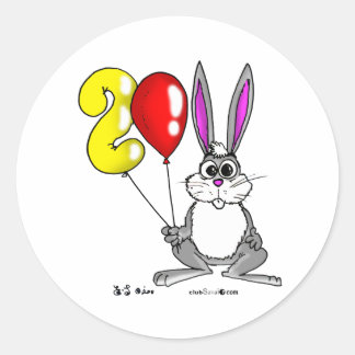 Adesivo Redondo The Year 2011 Rabbit