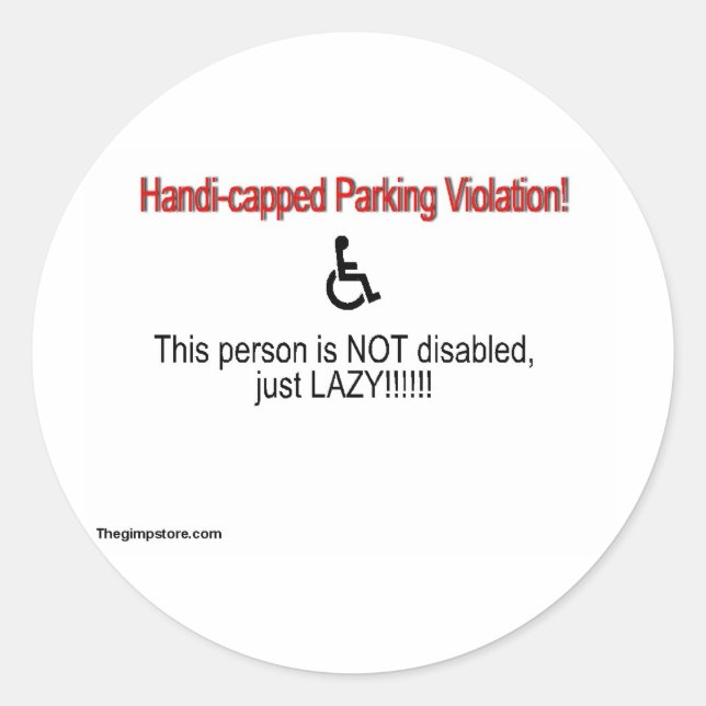 Adesivo Redondo thegimpstore.com (Frente)