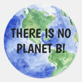 Adesivo Redondo There is NO Planet B