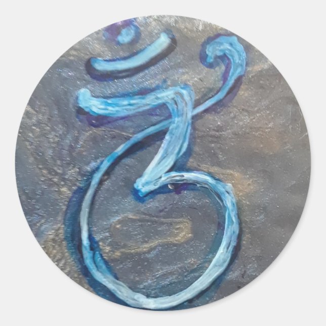 Adesivo Redondo Third Eye Chakra Sticker (Frente)