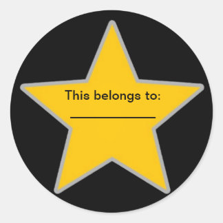 Adesivo Redondo This belongs to