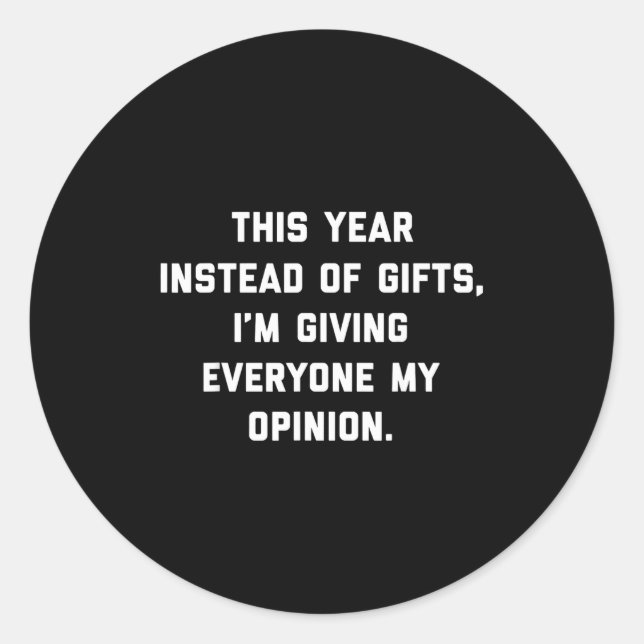 Adesivo Redondo This Instead Of Giving Everyone My Onion  (Frente)