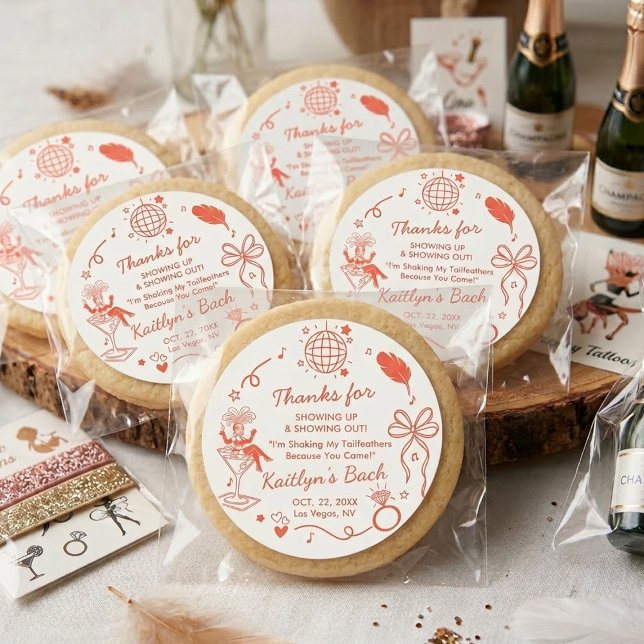 Adesivo Redondo This Wife Is A Showgirl Bachelorette Party Favor (Criador carregado)