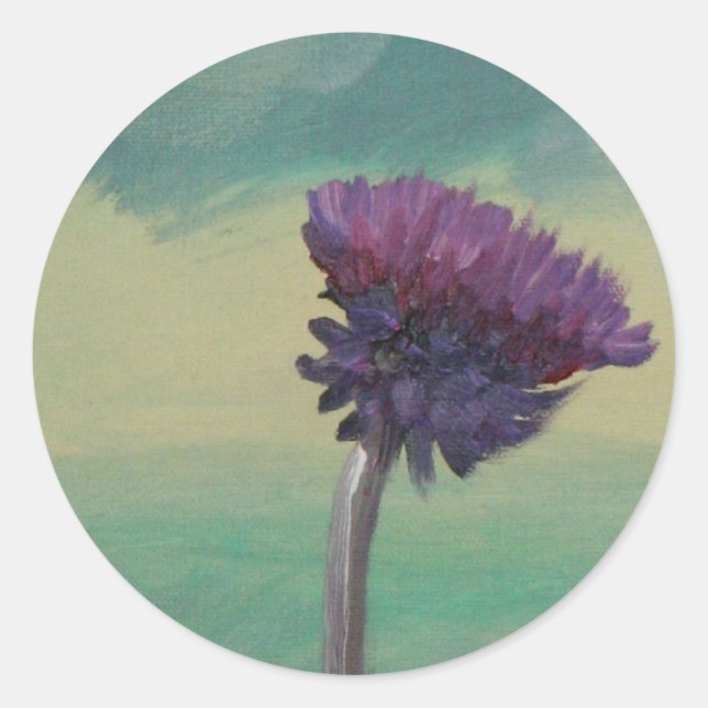 Adesivo Redondo "Thistle" (Frente)