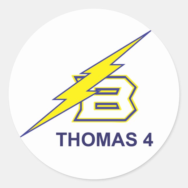 Adesivo Redondo Thomas 4 (Frente)