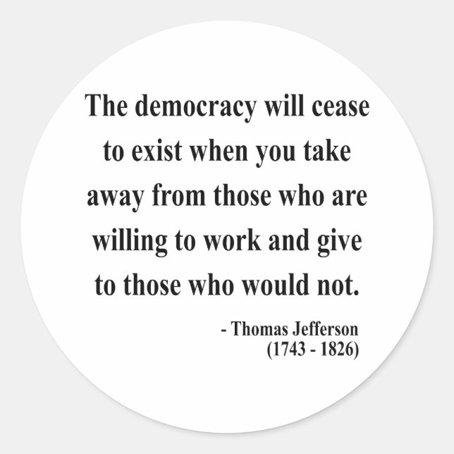 Adesivo Redondo Thomas Jefferson Cote 3a (Frente)