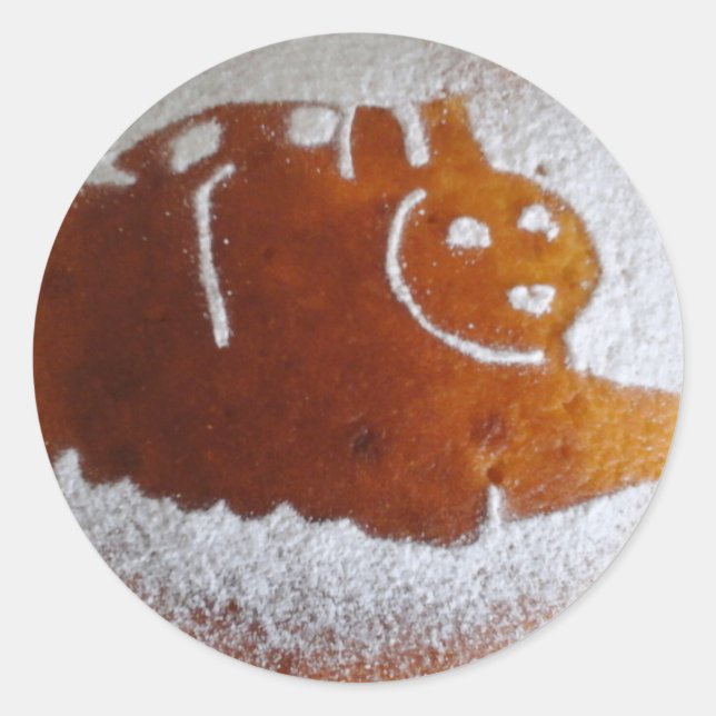 Adesivo Redondo Thomas Train (Frente)