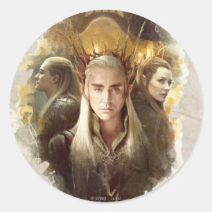 Adesivo Redondo Thranduil, LEGOLAS GREENLEAF™, & TAURIEL™ Gráfico
