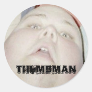 Adesivo Redondo THUMBMAN Stickers