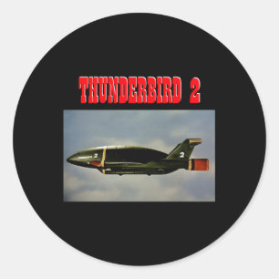 Adesivo Redondo Thunderbird 2 Photo Thunderbird Avie de Carga
