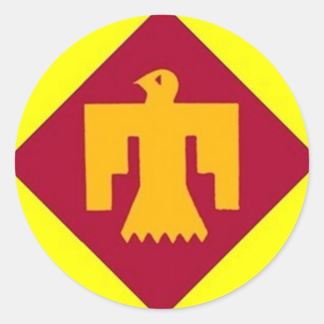 Adesivo Redondo Thunderbird 45th (Frente)