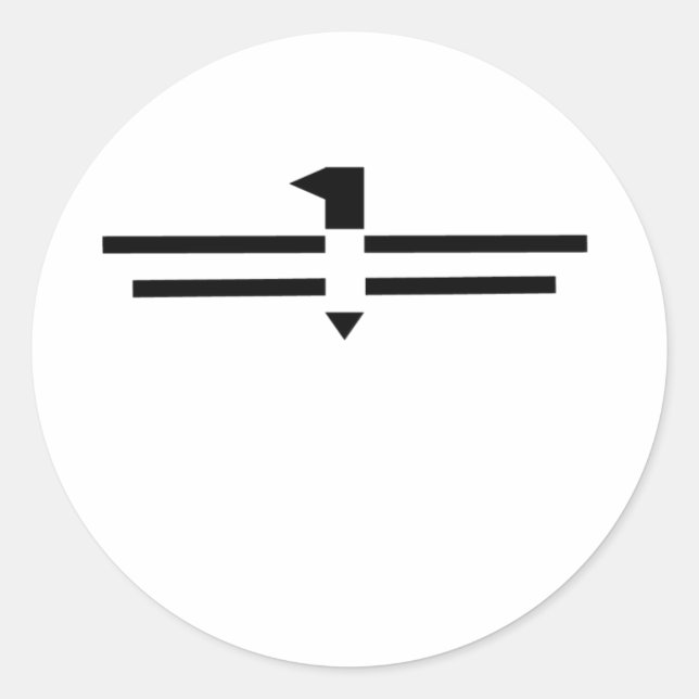 Adesivo Redondo Thunderbird nº 2 (Frente)