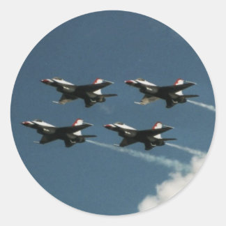 Adesivo Redondo Thunderbird Sticker