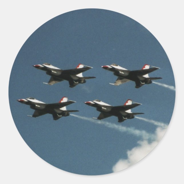 Adesivo Redondo Thunderbird Sticker (Frente)