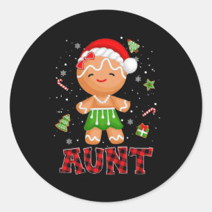 Adesivo Redondo Tia Buffalo Xadrez Natal Mães Mãe