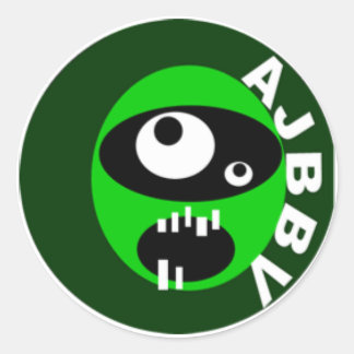 Adesivo Redondo tia jamamas grandes vigilantes bandas enfrentam au