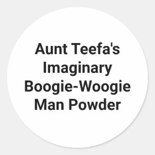 Adesivo Redondo Tia Teefa Boogie-Woogie Man Hankamer Artjunkhaus