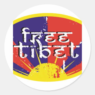 Adesivo Redondo Tibet livre