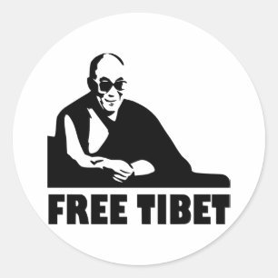 Adesivo Redondo Tibet livre