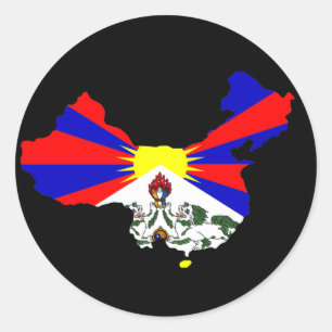 Adesivo Redondo Tibetano China