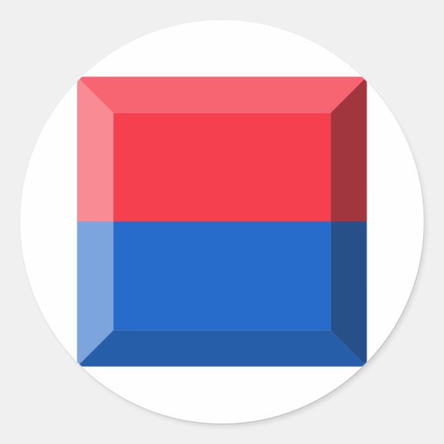 Adesivo Redondo Ticino Flag Gem (Frente)