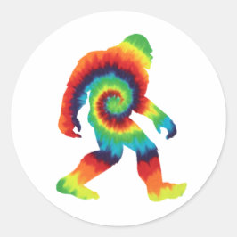 Adesivo Redondo Tie Dye